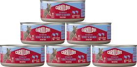Carnilove Kitten Turkey&Salmon Pate Karma z  indykiem i łososiem dla kociąt 12x100g PAKIET