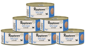 Applaws Natural Cat Food Karma z tuńczykiem i krabem dla kota 6x70g PAKIET