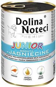 Dolina Noteci Premium Junior Karma z jagnięciną dla szczeniaka 400g