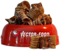Vector-Food Tchawica wołowa krojona dla psa op. 100g