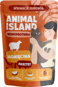 Animal Island Monoproteinowa Karma z jagnięciną w pasztecie dla kota 100g