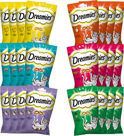 Dreamies Przysmak dla kota MIX SMAKÓW op. 24x60g MEGA ZESTAW