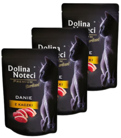 Dolina Noteci Premium Sterilised Danie z kaczki Karma dla kota 10x85g