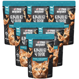 Pan Mięsko Cat Karma z indykiem i tuńczykiem 12x85g PAKIET