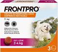 Frontpro Tabletka na kleszcze i pchły S 11.3mg dla psa 2kg-4kg 3szt.