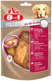 8in1 Przysmak Fillets Pro Skin&Coat dla psa op. 80g