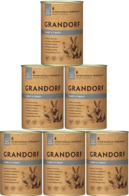 Grandorf Rabbit&Turkey Karma z królikiem i indykiem dla psa 6x400g PAKIET