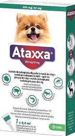 KRKA Ataxxa Krople na kleszcze i pchły dla psa 1.5-4kg (1 pipeta 0.4ml)
