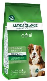 Arden Grange Adult Lamb&Rice Karma z jagnięciną dla psa 12kg