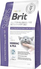 Brit Veterinary Diet Gastrointestinal LOW FAT Herring&Pea Karma ze śledziem dla kota 2kg