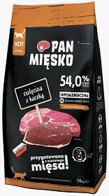 Pan Mięsko CAT Medium Karma z cielęciną i kaczką dla kota 1.6kg