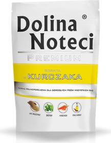 Dolina Noteci Premium Adult Karma z kurczakiem dla psa saszetka 10x500g