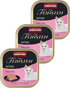 Animonda Vom Feinsten CAT Kitten Baby Pate Karma dla kociąt 16x100g PAKIET