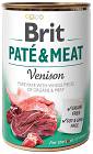 Brit Pate&Meat Venison Karma z dziczyzną dla psa 400g