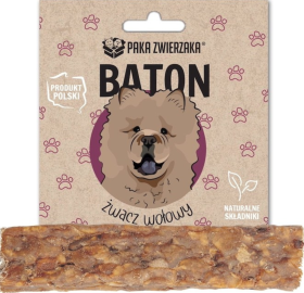 Paka Zwierzaka Baton żwacz wołowy dla psa 12cm
