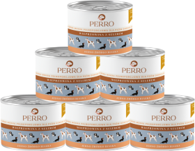 Perro Adult Karma z wieprzowiną i selerem dla psa 6x410g PAKIET