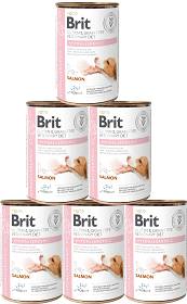 Brit Veterinary Diet Hypoallergenic Salmon Karma z łososiem dla psa 6x400g PAKIET