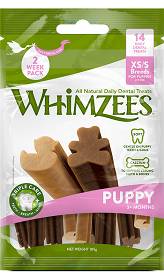 Whimzees Puppy Przysmak ToothBrush dla szczeniaka XS/S op. 14szt