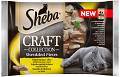 Sheba Craft Collection Wybór dań drobiowych Karma w sosie dla kota 4x85g