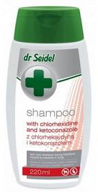 Dr Seidel Szampon z chlorheksydyną i ketokonazolem dla psa 220ml