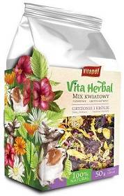 Vitapol Vita Herbal Mix kwiatowy Karma dla gryzonia i królika 50g