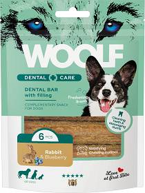 Woolf Przysmak Dental Care Rabbit and Blueberry Bar dla psa op. 108g