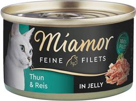 Miamor Feine Filets Karma z tuńczykiem i ryżem dla kota puszka 100g