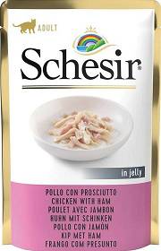 Schesir Chicken&Ham Karma z kurczakiem i szynką dla kota 50g