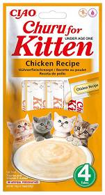 Inaba Ciao Churu Kitten Recipe Chicken Przysmak dla kociąt 4x14g