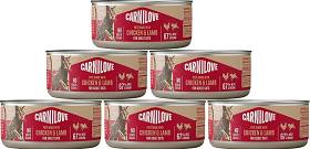 Carnilove CAT Chicken&Lamb Pate Karma z kurczakiem i jagnięciną dla kota 12x100g PAKIET