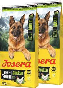 Josera Adult High Protein Chicken Karma z kurczakiem dla psa 2x12.5kg TANI ZESTAW