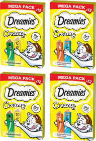 Dreamies Creamy Przysmak dla kota MIX SMAKÓW op. 4x120g ZESTAW