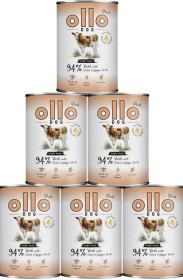 Ollo Plus Veal with Collagen Dog Adult Karma z cielęciną i kolagenem dla psa 12x400g PAKIET
