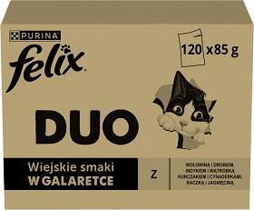 Felix Countryside Selection DUO Karma w galaretce dla kota 120x85g