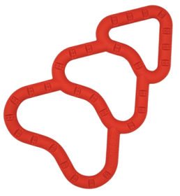 Fiboo Szarpak Fibinka Christmas dla psa dł. 25cm kolor czerwony WYPRZEDAŻ