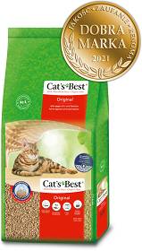 Cats Best Żwirek drewniany dla kota Eco Plus (Original) 17,2kg (40l)