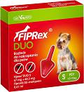 Fiprex DUO Spot On dla Psa poniżej 10kg Krople na kleszcze rozm. S 1szt. [Data ważności: 24.09.2022]