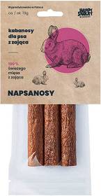 Happy Snacky Napsanosy Przysmaki z zająca dla psa 3szt