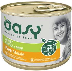 Oasy One Protein Adult Medium/Large Pork Karma z wieprzowiną dla psa 200g