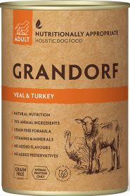 Grandorf Veal&Turkey Karma z cielęciną i indykiem dla psa 400g