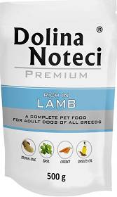 Dolina Noteci Premium Adult Lamb Karma z jagnięciną dla psa saszetka 500g