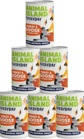 Animal Island Everyday Turkey&Goose Mousse Karma z indykiem i gęsią w musie dla kota 12x400g PAKIET