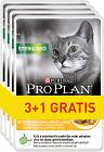 Pro Plan Cat Sterilised Karma z kurczakiem dla kota 4x85g PAKIET (3+1 GRATIS)