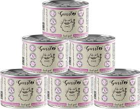 Gussto Fresh Goat Karma z koziną dla kota 6x200g PAKIET