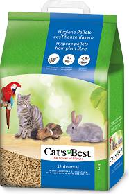 Cats Best Żwirek drewniany dla kotów i gryzoni Universal 11kg (20l)