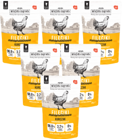 Wiejska Zagroda Karma Monoproteinowa z kurczakiem dla kota 12x85g SASZETKA PAKIET