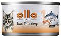 Ollo nr 1 Tuna&Shrimp Karma z tuńczykiem i krewetkami w sosie dla kota 70g