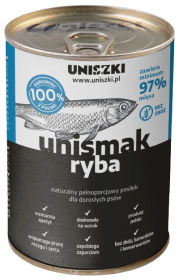 Uniszki Unismak Adult Karma z rybą dla psa 410g