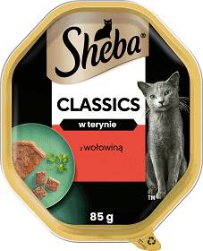 Sheba Classics Karma z wołowiną w pasztecie dla kota 85g