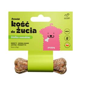 Azan Puppy Kość do żucia Azanki z insektami dla psa 10cm